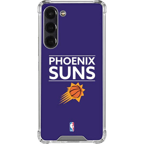 NBA Phoenix Suns Standard - Purple Galaxy S24 FE Clear Case