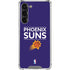 NBA Phoenix Suns Standard - Purple Galaxy S24 FE Clear Case