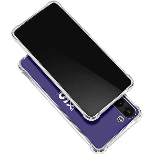 NBA Phoenix Suns Standard - Purple Galaxy S24 FE Clear Case