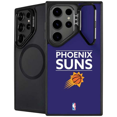 NBA Phoenix Suns Standard - Purple Galaxy S25 Ultra Kickstand Case