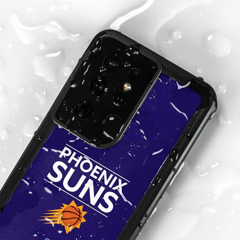 NBA Phoenix Suns Standard - Purple Galaxy S24 Ultra Waterproof Case