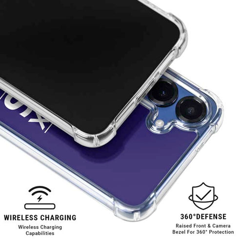 NBA Phoenix Suns Standard - Purple Galaxy S25 Clear Case