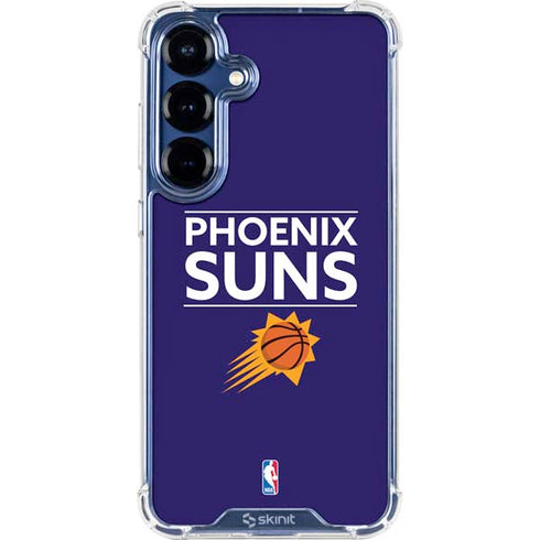 NBA Phoenix Suns Standard - Purple Galaxy S25 Plus Clear Case