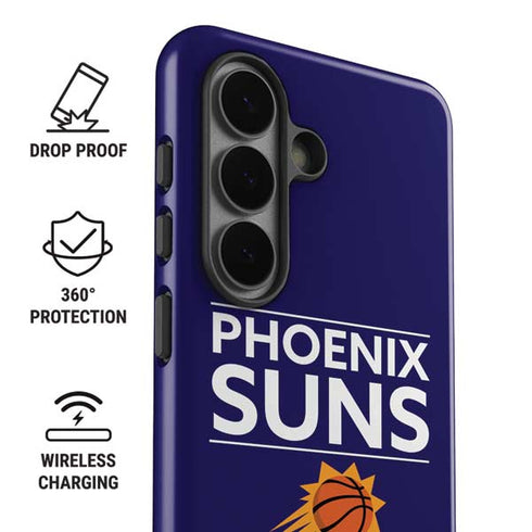 NBA Phoenix Suns Standard - Purple Galaxy S26 Impact Case