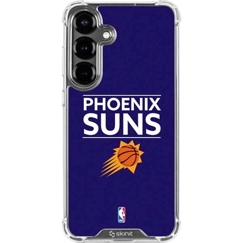 NBA Phoenix Suns Standard - Purple Galaxy S26 Plus Clear Case