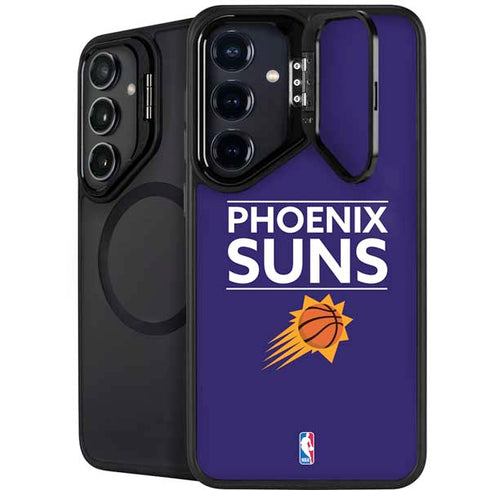 NBA Phoenix Suns Standard - Purple Galaxy S26 Plus Kickstand Case