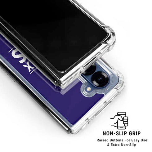 NBA Phoenix Suns Standard - Purple Galaxy Z Fold6 Clear Case