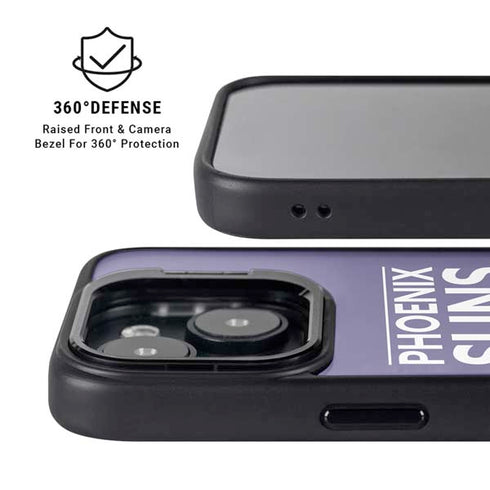 NBA Phoenix Suns Standard - Purple iPhone 14 Plus Kickstand Case