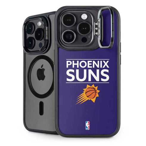 NBA Phoenix Suns Standard - Purple iPhone 14 Pro Kickstand Case
