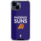 NBA Phoenix Suns Standard - Purple iPhone 15 Clear Case