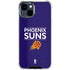NBA Phoenix Suns Standard - Purple iPhone 15 Clear Case