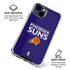 NBA Phoenix Suns Standard - Purple iPhone 15 Clear Case
