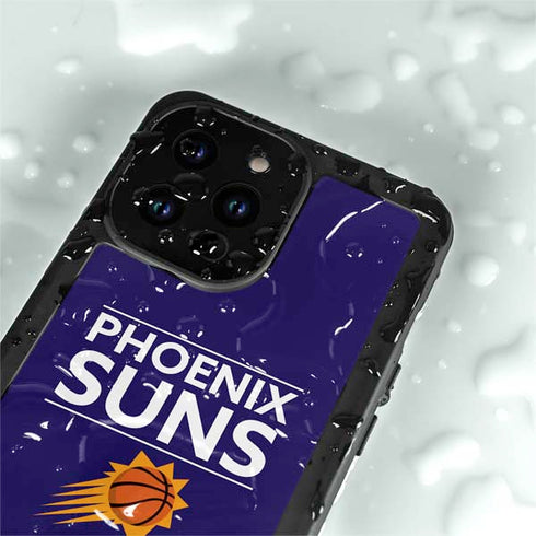 NBA Phoenix Suns Standard - Purple iPhone 15 Pro Waterproof Case
