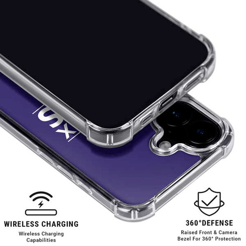 NBA Phoenix Suns Standard - Purple iPhone 16 Clear Case