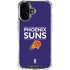 NBA Phoenix Suns Standard - Purple iPhone 16 Plus Clear Case