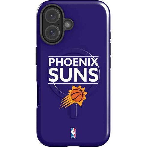 NBA Phoenix Suns Standard - Purple iPhone 16 Plus Magsafe Impact Case