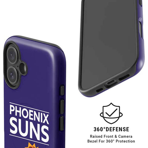 NBA Phoenix Suns Standard - Purple iPhone 16 Plus Magsafe Impact Case