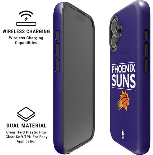 NBA Phoenix Suns Standard - Purple iPhone 16 Plus Magsafe Impact Case