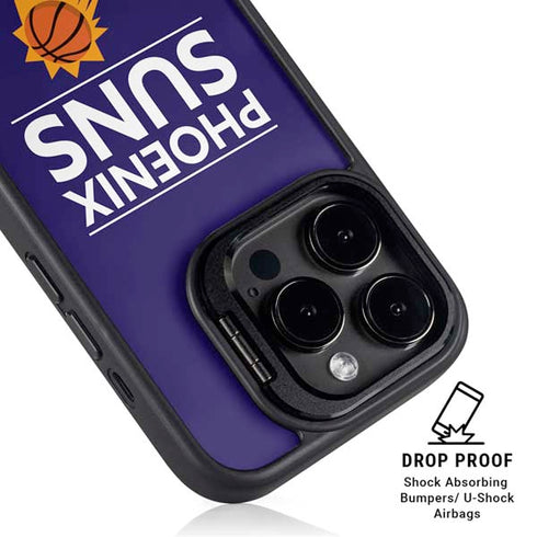 NBA Phoenix Suns Standard - Purple iPhone 16 Pro Max Kickstand Case