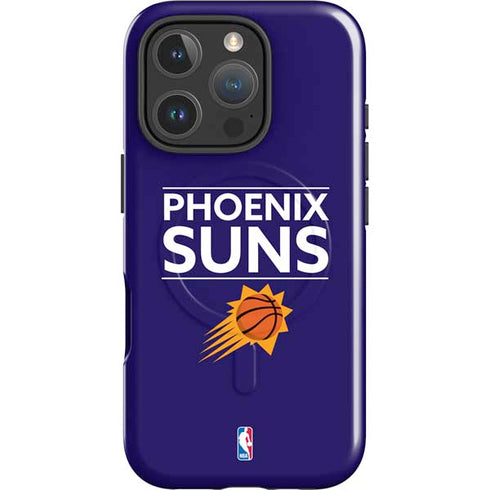 NBA Phoenix Suns Standard - Purple iPhone 16 Pro Max Magsafe Impact Case