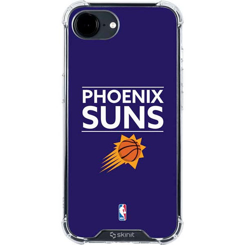 NBA Phoenix Suns Standard - Purple iPhone 16e Clear Case