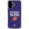 NBA Phoenix Suns Standard - Purple iPhone 17 Clear Case