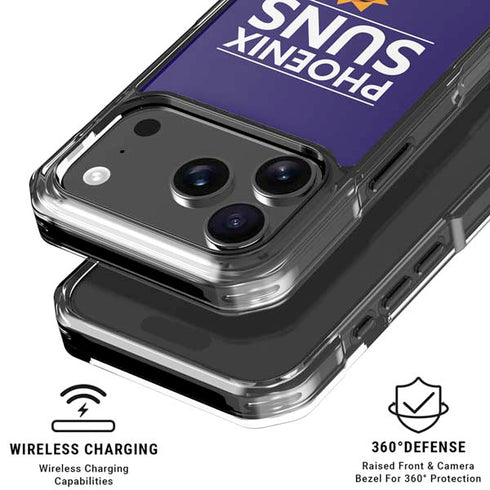 NBA Phoenix Suns Standard - Purple iPhone 18 Pro Clear Case