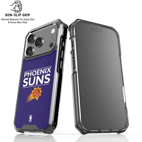 NBA Phoenix Suns Standard - Purple iPhone 18 Pro Clear Case