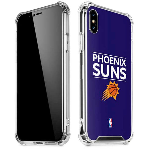 NBA Phoenix Suns Standard - Purple iPhone X/XS Clear Case