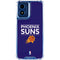 NBA Phoenix Suns Standard - Purple Moto G 5G (2024) Clear Case
