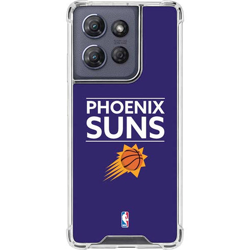 NBA Phoenix Suns Standard - Purple Moto G Play 5G (2025) Clear Case
