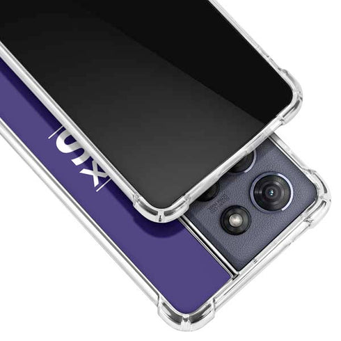 NBA Phoenix Suns Standard - Purple Moto G Play 5G (2025) Clear Case