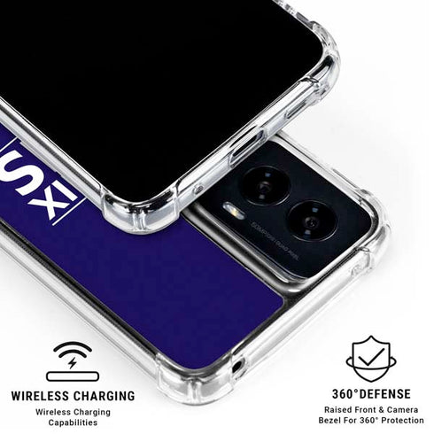 NBA Phoenix Suns Standard - Purple Moto G Power 5G (2024) Clear Case