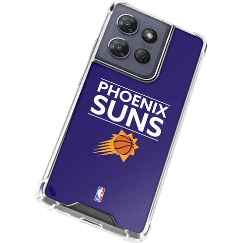 NBA Phoenix Suns Standard - Purple Moto G Power 5G (2025) Clear Case