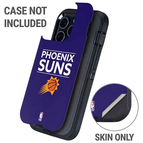 NBA Phoenix Suns Standard - Purple Otterbox Defender iPhone Skin
