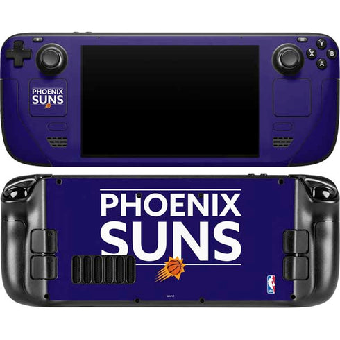 NBA Phoenix Suns Standard - Purple Steam Deck Handheld Gaming Computer OLED Skin