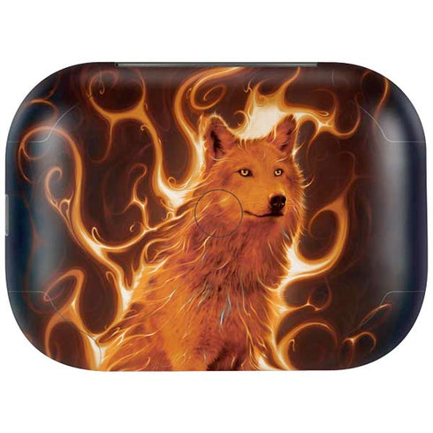 Phoenix Wolf by Vincent Hie Amazon Echo Buds Skin