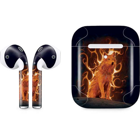 Phoenix Wolf by Vincent Hie Apple AirPods 2 Skin