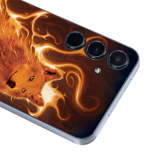 Phoenix Wolf by Vincent Hie Galaxy A55 5G Skin