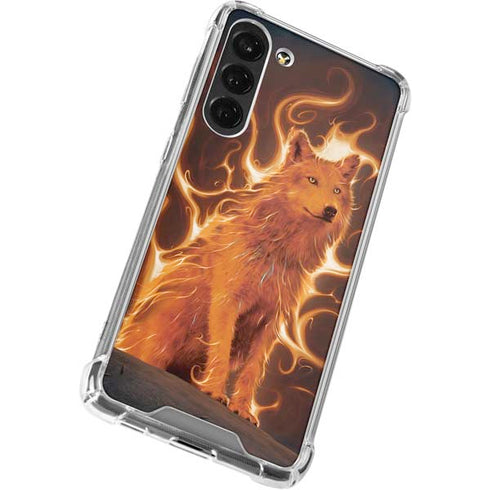 Phoenix Wolf by Vincent Hie Galaxy S24 FE Clear Case