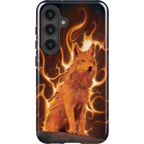 Phoenix Wolf by Vincent Hie Galaxy S25 Impact Case