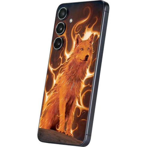 Phoenix Wolf by Vincent Hie Galaxy S25 Plus Skin