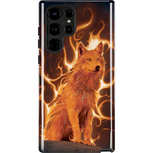 Phoenix Wolf by Vincent Hie Galaxy S25 Ultra Impact Case
