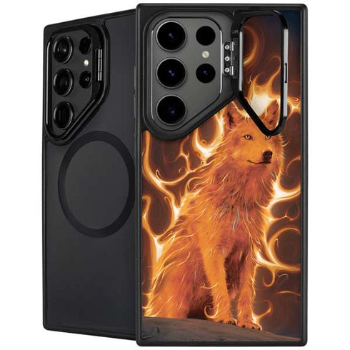 Phoenix Wolf by Vincent Hie Galaxy S24 Ultra Kickstand Case