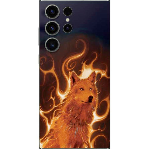 Phoenix Wolf by Vincent Hie Galaxy S25 Ultra Skin