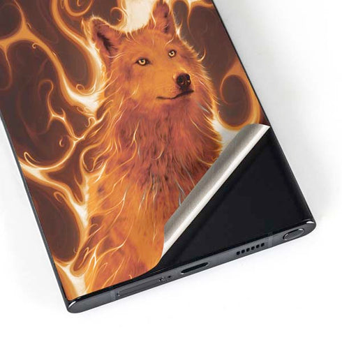 Phoenix Wolf by Vincent Hie Galaxy S25 Ultra Skin