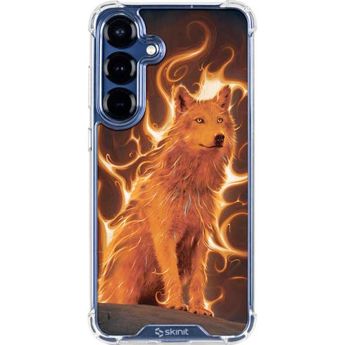 Phoenix Wolf by Vincent Hie Galaxy S25 Plus Clear Case