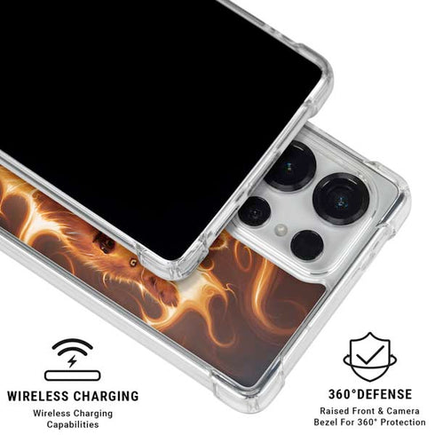 Phoenix Wolf by Vincent Hie Galaxy S25 Ultra Clear Case