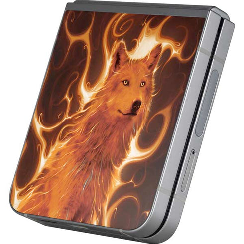 Phoenix Wolf by Vincent Hie Galaxy Z Flip6 Skin