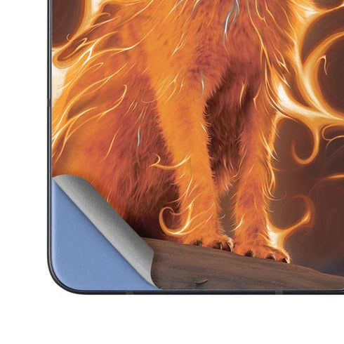Phoenix Wolf by Vincent Hie Galaxy Z Fold5 5G Skin